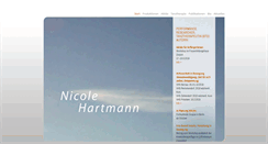 Desktop Screenshot of nicolehartmann.com