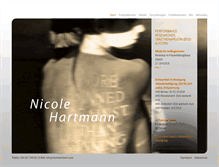 Tablet Screenshot of nicolehartmann.com